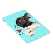 Ik hou van mijn oude Engelse Sheepdog Magneet (Rechterzijde)