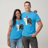Ik hou van mijn oude Engelse Sheepdog T-shirt (Unisex)