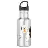 Ik hou van mijn oude Engelse Sheepdog Waterfles (Voorkant)