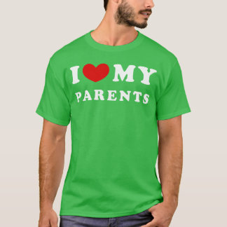 Ik hou van mijn ouders Ik hou van mijn ouders vint T-shirt