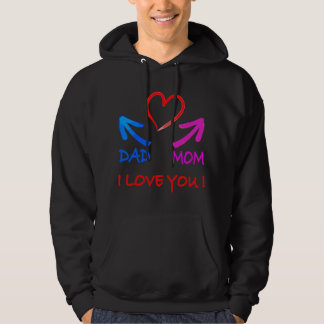 Ik hou van mijn ouders, ik hou van papa, ik hou va hoodie