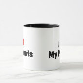 Ik hou van mijn ouders mok (Midden)
