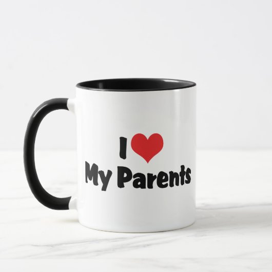 Ik hou van mijn ouders mok (Links)