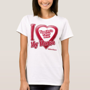 Ik hou van mijn paard - Foto T-shirt