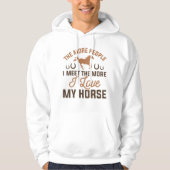 Ik hou van mijn paard hoodie (Voorkant)