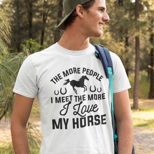 Ik hou van mijn paard t-shirt