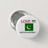 Ik hou van mijn Pakistaanse vriend Ronde Button 3,2 Cm (Voorkant /achterkant)