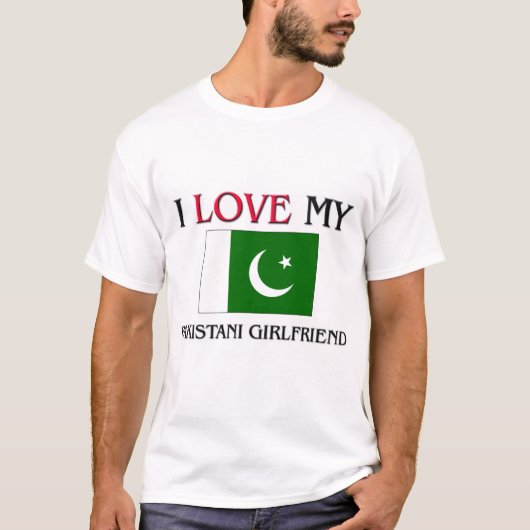 Ik hou van mijn Pakistaanse Vriendin T-shirt (Voorkant)