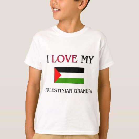 Ik hou van mijn Palestijnse opa T-shirt (Voorkant)