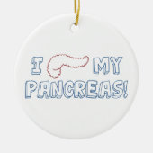 Ik hou van mijn pancreas keramisch ornament (Voorkant)