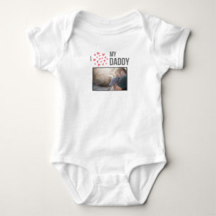 IK HOU VAN MIJN PAPA BABY KLEDING AANGEPASTE FOTO ROMPER