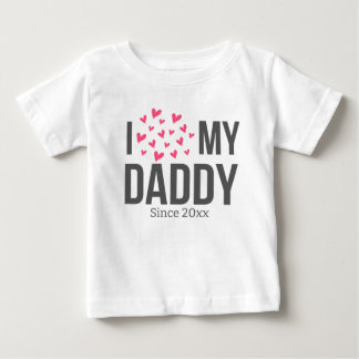 IK HOU VAN MIJN PAPA BABY KLEDING AANGEPASTE TEKST