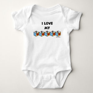 Ik hou van mijn papa baby romper