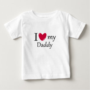 Ik hou van mijn papa Baby T Shirt