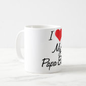 Ik hou van mijn Papa Beer Coffee Mok (Voorkant links)