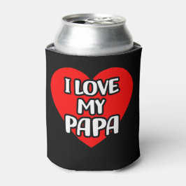 Ik hou van mijn papa blikjeskoeler