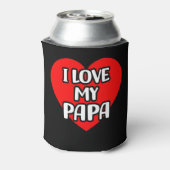 Ik hou van mijn papa blikjeskoeler (Blikje Achterkant)