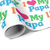 Ik hou van mijn Papa Cadeaupapier (Rol Hoek)