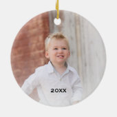 Ik hou van mijn Papa foto Keramisch Ornament (Achterkant)