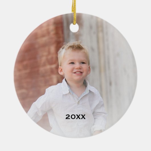 Ik hou van mijn Papa foto Keramisch Ornament (Achterkant)