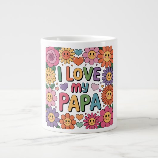 Ik hou van mijn papa grote koffiekop (Voorkant)