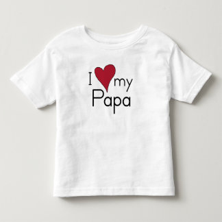 Ik hou van mijn Papa Kinder Shirts