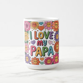 Ik hou van mijn papa koffiemok
