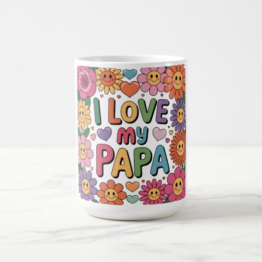 Ik hou van mijn papa koffiemok (Center)