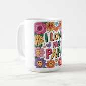 Ik hou van mijn papa koffiemok (Voorkant links)