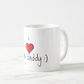 Ik hou van mijn papa Mok. Koffiemok (Voorkant rechts)