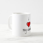 Ik hou van mijn papa Mok. Koffiemok (Voorkant links)