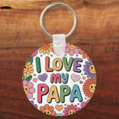 Ik hou van mijn papa sleutelhanger (Voorkant)
