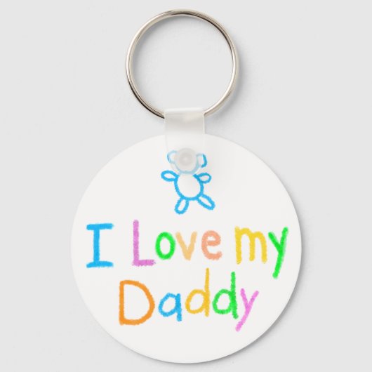 Ik hou van mijn papa Sleutelhanger (Voorkant)