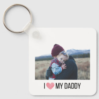 IK HOU VAN MIJN PAPA SLEUTELHANGER 2 FOTO CUSTOM