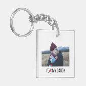 IK HOU VAN MIJN PAPA SLEUTELHANGER 2 FOTO CUSTOM (Voorkant Links)