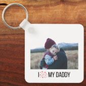 IK HOU VAN MIJN PAPA SLEUTELHANGER 2 FOTO CUSTOM (Voorkant)