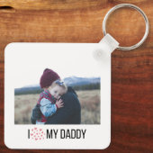 IK HOU VAN MIJN PAPA SLEUTELHANGER 2 FOTO CUSTOM (Achterkant)