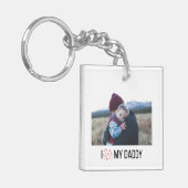 IK HOU VAN MIJN PAPA SLEUTELHANGER 2 FOTO CUSTOM (Voorkant Links)