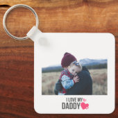 IK HOU VAN MIJN PAPA SLEUTELHANGER 2 FOTO CUSTOM (Voorkant)