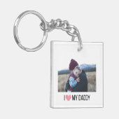 IK HOU VAN MIJN PAPA SLEUTELHANGER 2 FOTO CUSTOM (Voorkant Links)