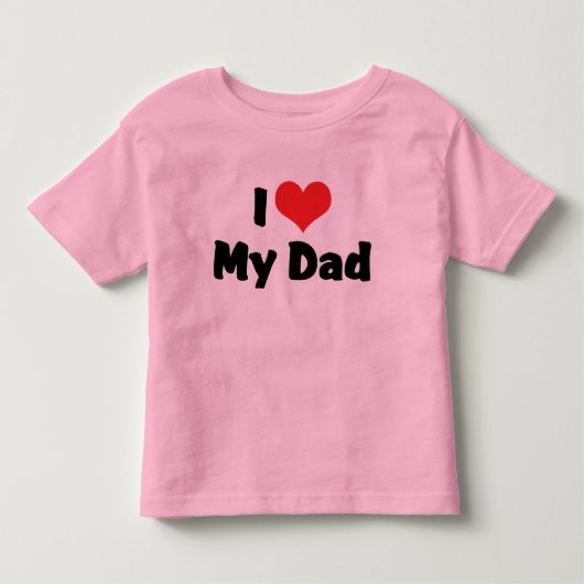 Ik hou van mijn papa T-shirt (Voorkant)