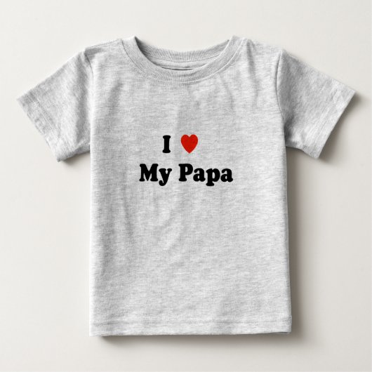 Ik hou van mijn Papa T-shirt (Voorkant)