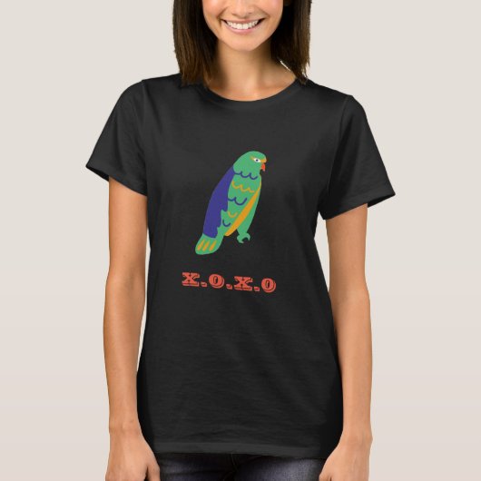 Ik hou van mijn papegaai T-Shirt (Voorkant)