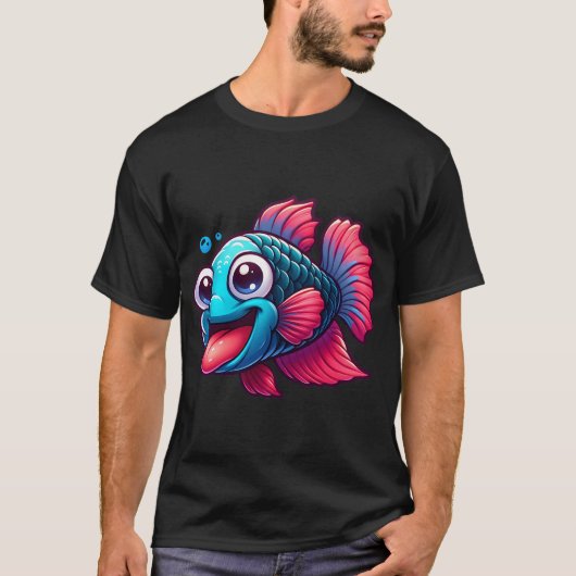 Ik hou van mijn papegaaivis t-shirt (Voorkant)