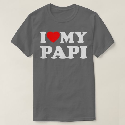 Ik hou van mijn Papi Heart Tanktop (Design voorkant)