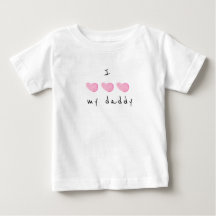 Ik hou van mijn pappie roze hart