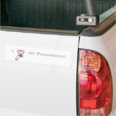 Ik hou van mijn paramedische bumpersticker (Op Truck)