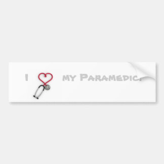 Ik hou van mijn paramedische bumpersticker