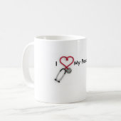 Ik hou van mijn paramedische koffiemok (Voorkant links)