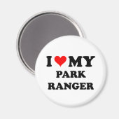 Ik hou van mijn Park Ranger Magneet (Voorkant / Achterkant)